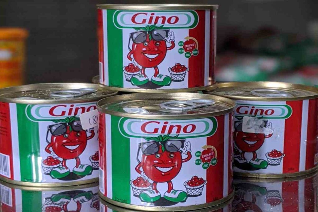 Gino tomato paste company in Nigeria + high market share Alma